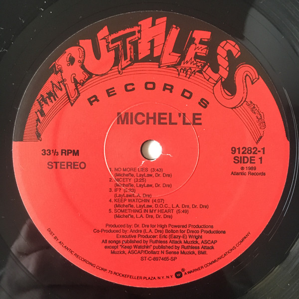Michel'le - Michel'le | Ruthless Records (7 91282-1) - 3 Michel'le - Michel'le | Ruthless Records (7 91282-1) - 3