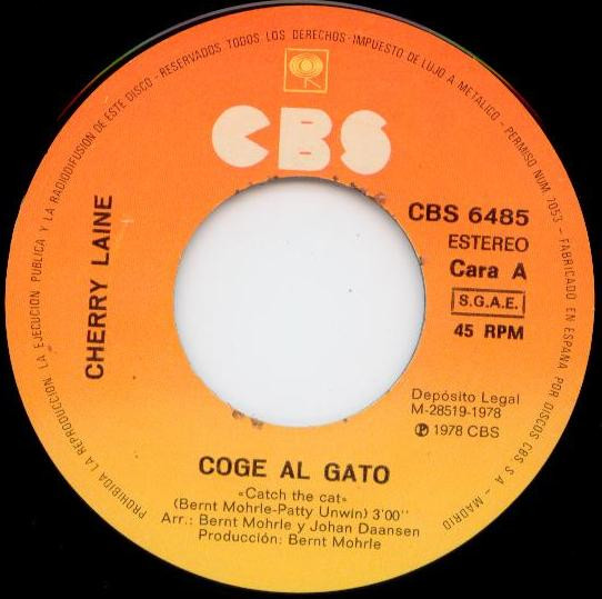 Cherry Laine - Coge Al Gato | CBS (CBS 6485) - 3