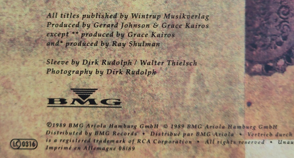 Grace Kairos - Emotionspark | RCA (PL 74204) - 3
