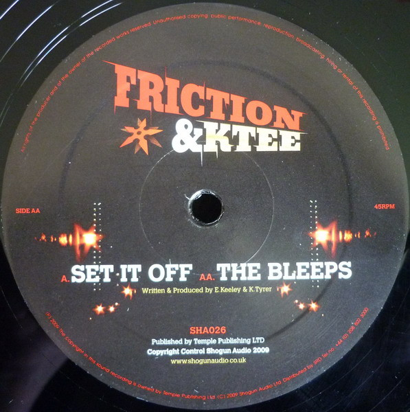 DJ Friction & K.Tee - Set It Off / The Bleeps | Shogun Audio (SHA026) - 2