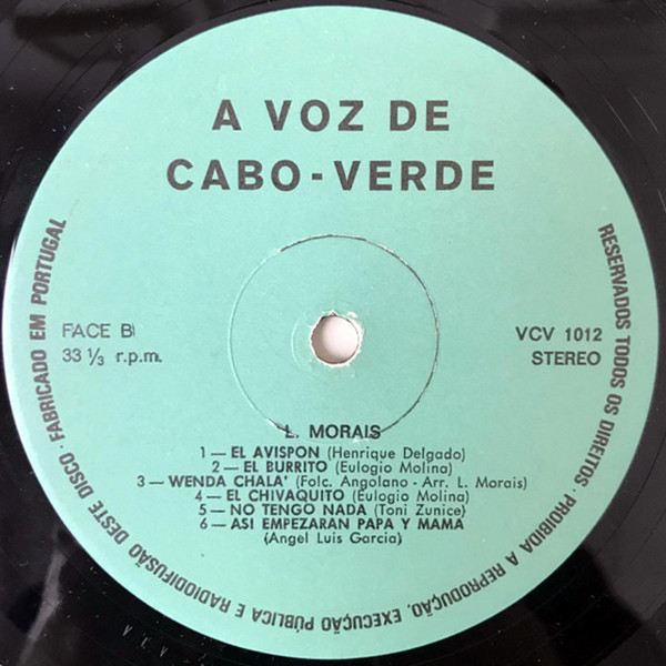 Luis Morais - Cumbia | A Voz De Cabo-Verde (V.C.V. 1012) - 4