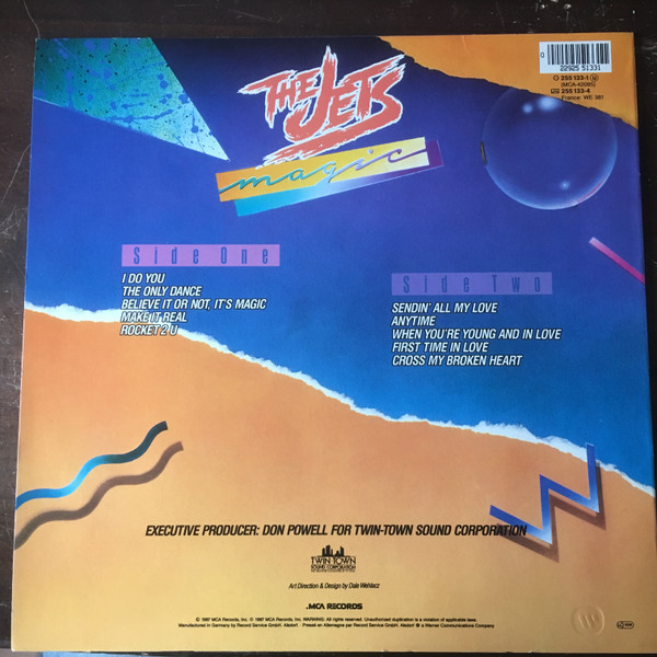 The Jets - Magic | MCA Records (255 133-1) - 2 The Jets - Magic | MCA Records (255 133-1) - 2