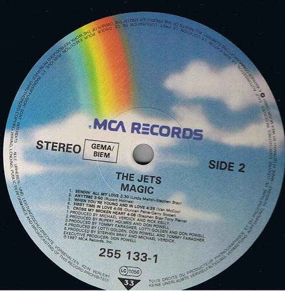 The Jets - Magic | MCA Records (255 133-1) - 3 The Jets - Magic | MCA Records (255 133-1) - 3