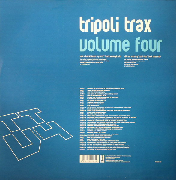 Knuckleheadz / Mark N-R-G - Tripoli Trax Volume Four (Disc 1) | Tripoli Trax (TTRAXLP004-1) - 2 Knuckleheadz / Mark N-R-G - Tripoli Trax Volume Four (Disc 1) | Tripoli Trax (TTRAXLP004-1) - 2