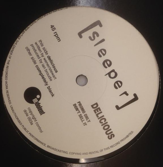 Sleeper - Delicious | Indolent Records (dole 003) - main Sleeper - Delicious | Indolent Records (dole 003) - main