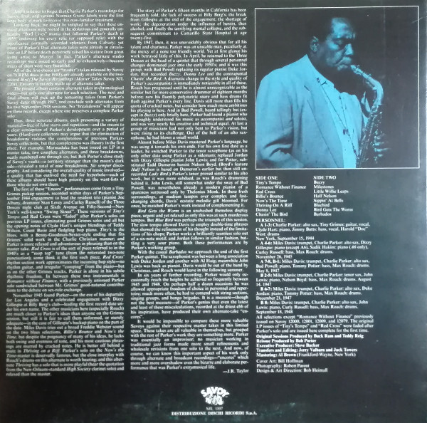 Charlie Parker - Encores | Savoy Records (SJL 1107) - 2 Charlie Parker - Encores | Savoy Records (SJL 1107) - 2
