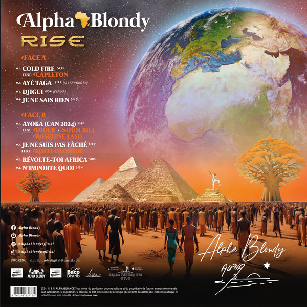 Alpha Blondy - Rise | AlphAlliance (RISELP) - 2
