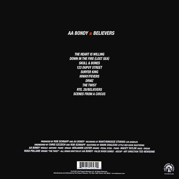 A.A. Bondy - Believers | Fat Possum Records (FP1253-1) - 2 A.A. Bondy - Believers | Fat Possum Records (FP1253-1) - 2