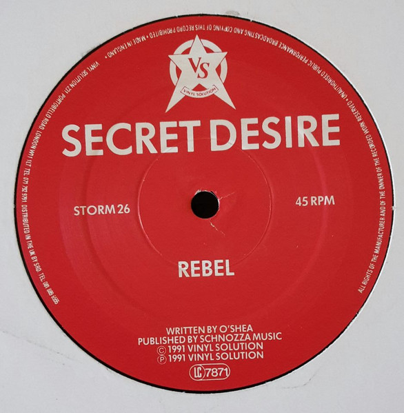 Secret Desire - Rebel / The Lion Soars / For The Few | Vinyl Solution (STORM26) - main Secret Desire - Rebel / The Lion Soars / For The Few | Vinyl Solution (STORM26) - main