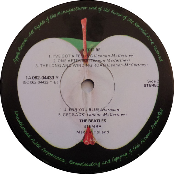 The Beatles - Let It Be | Apple Records (1A 062-04433 Y) - 4