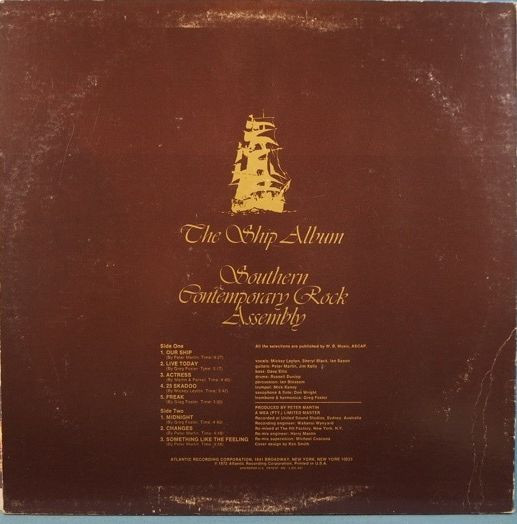 Southern Contemporary Rock Assembly - The Ship Album | Atlantic (SD 7235) - 2