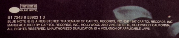 Donald Byrd - Street Lady | Blue Note (b1 7243 8 53923 1 3) - 3