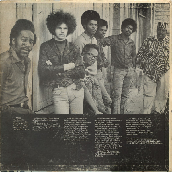 War - The World Is A Ghetto | United Artists Records (UAS-5652) - 2