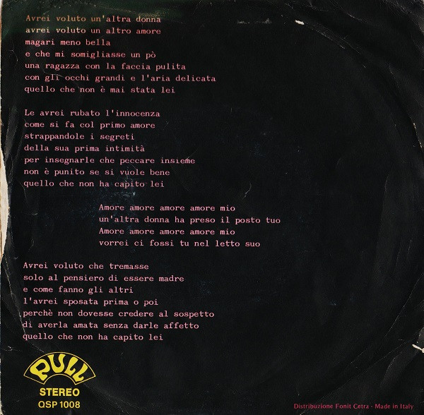 I Cugini Di Campagna - Un'Altra Donna | Pull (QSP 1008) - 2