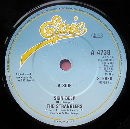 The Stranglers - Skin Deep | Epic (A 4738) - 3