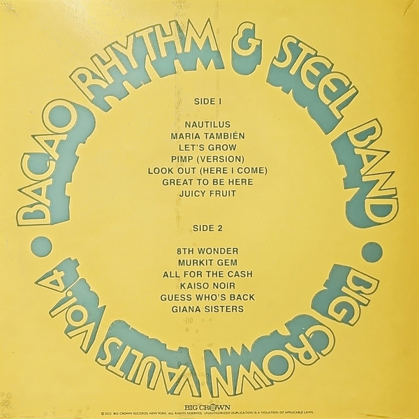The Bacao Rhythm & Steel Band - Big Crown Vaults Vol. 4 - Bacao Rhythm & Steel Band | Big Crown Records (BC181-LP-C1) - 3 The Bacao Rhythm & Steel Band - Big Crown Vaults Vol. 4 - Bacao Rhythm & Steel Band | Big Crown Records (BC181-LP-C1) - 3