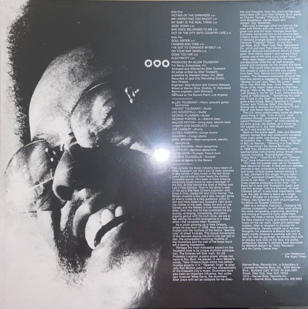 Allen Toussaint - Life, Love And Faith | Reprise Records (MS 2062) - 2 Allen Toussaint - Life, Love And Faith | Reprise Records (MS 2062) - 2