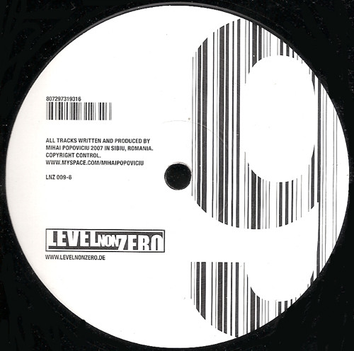 Mihai Popoviciu - First Contact | Level Non Zero (LNZ 009-6) - 2