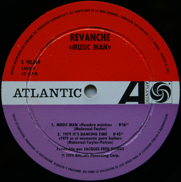 Revanche - Music Man | Atlantic (S 90.169) - 4 Revanche - Music Man | Atlantic (S 90.169) - 4