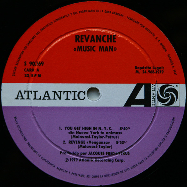 Revanche - Music Man | Atlantic (S 90.169) - 3 Revanche - Music Man | Atlantic (S 90.169) - 3