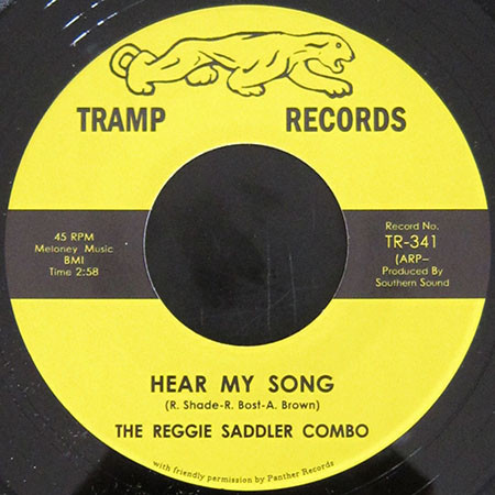 The Reggie Saddler Combo - Hear My Song / For The Love Of Hunice | Tramp Records (TR-341) The Reggie Saddler Combo - Hear My Song / For The Love Of Hunice | Tramp Records (TR-341)