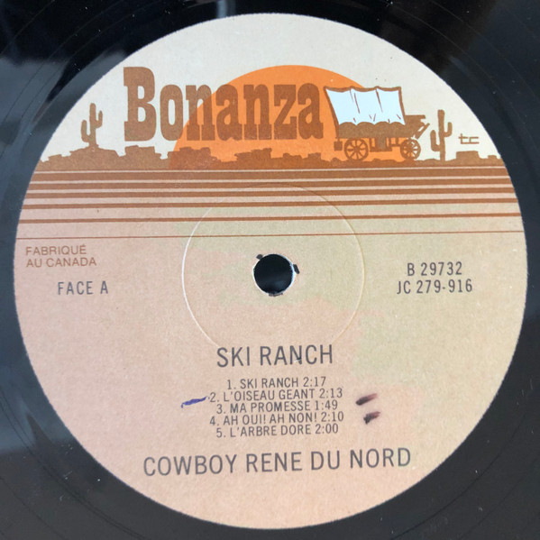Cowboy René Du Nord - Ski-Ranch [Vinyl] | Bonanza (B-29732) - 3