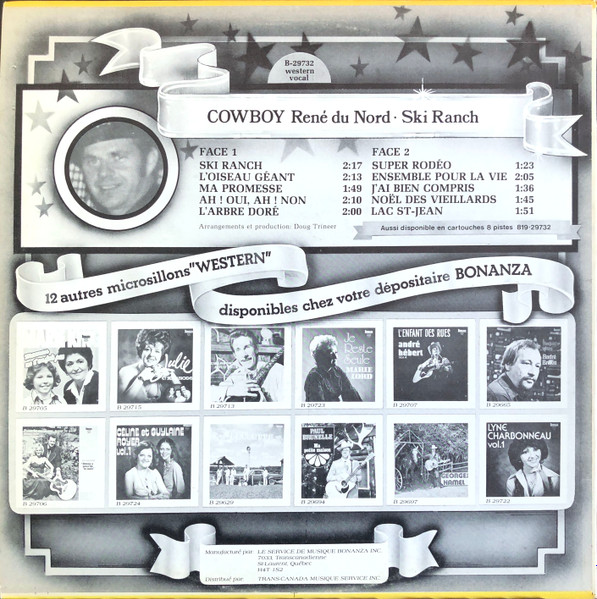 Cowboy René Du Nord - Ski-Ranch [Vinyl] | Bonanza (B-29732) - 2