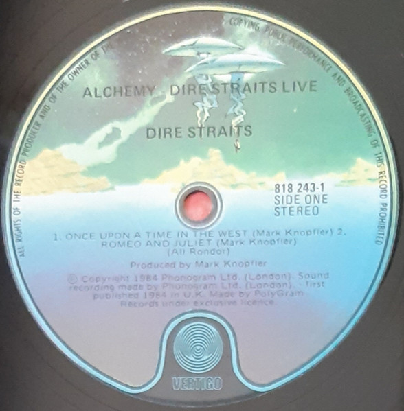 Dire Straits - Alchemy - Dire Straits Live | Vertigo (818 243-1) - 3 Dire Straits - Alchemy - Dire Straits Live | Vertigo (818 243-1) - 3