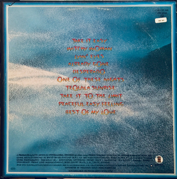 Eagles - Their Greatest Hits 1971-1975 | Asylum Records (AS 53 017) - 2 Eagles - Their Greatest Hits 1971-1975 | Asylum Records (AS 53 017) - 2