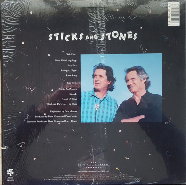 Dave Grusin And Don Grusin - Sticks And Stones | GRP (GR1051) - 2 Dave Grusin And Don Grusin - Sticks And Stones | GRP (GR1051) - 2