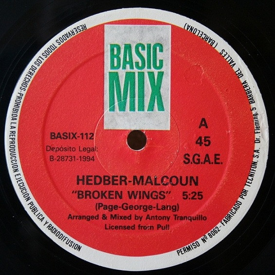 M. Hedberg - M. Malcoun - Broken Wings | Basic Mix (BASIX-112)