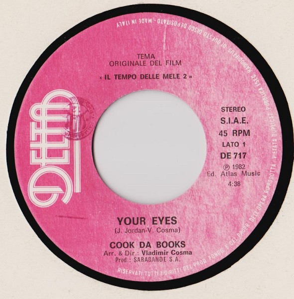 Cook Da Books / Paul Hudson - Your Eyes / Rockin' At The Hop | Delta (DE 717) - 3