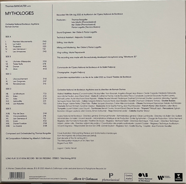 Thomas Bangalter - Mythologies | Warner Classics (5054197453977) - 2