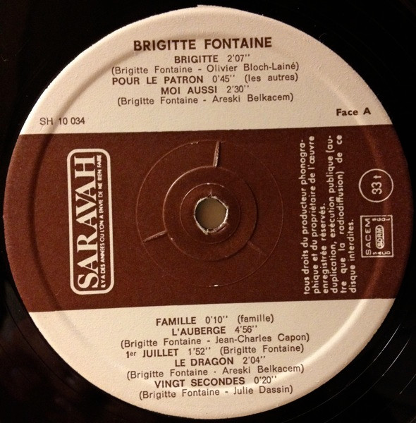 Brigitte Fontaine - Brigitte Fontaine | Saravah (SH 10 034) - 4