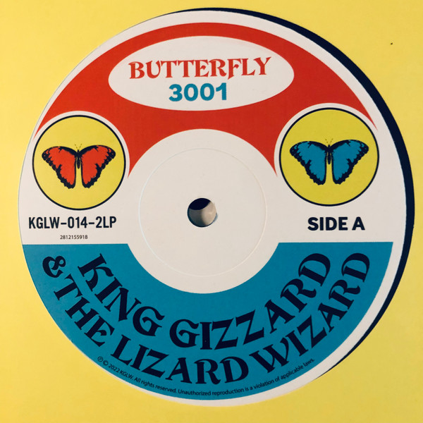 King Gizzard And The Lizard Wizard - Butterfly 3001 | Not On Label (King Gizzard And The Lizard Wizard Self-released) (KGLW-014-2LP) - 3