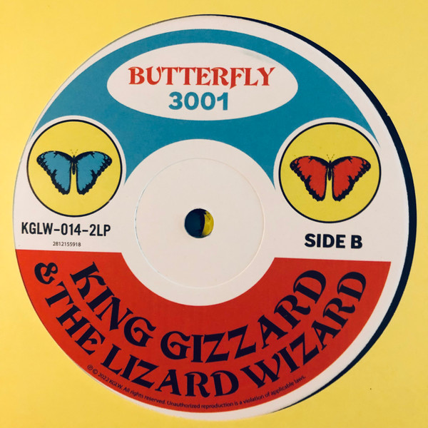 King Gizzard And The Lizard Wizard - Butterfly 3001 | Not On Label (King Gizzard And The Lizard Wizard Self-released) (KGLW-014-2LP) - 4