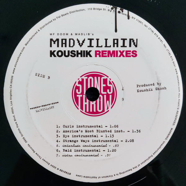 Madvillain - Koushik Remixes | Stones Throw Records (STH2103) - 2 Madvillain - Koushik Remixes | Stones Throw Records (STH2103) - 2