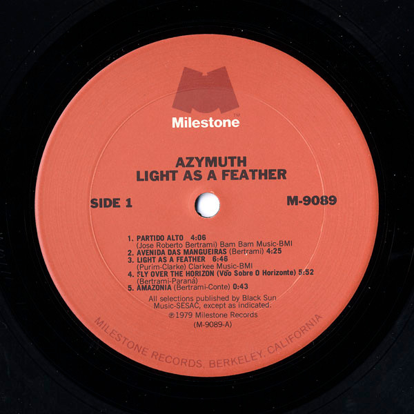 Azymuth - Light As A Feather | Milestone (M-9089) - 3 Azymuth - Light As A Feather | Milestone (M-9089) - 3