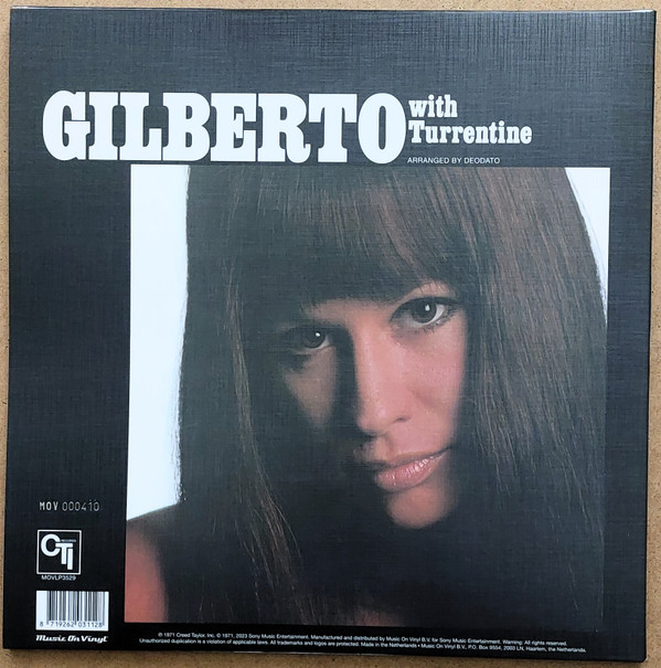 Astrud Gilberto With Stanley Turrentine - Gilberto With Turrentine | Music On Vinyl (MOVLP3529) - 2