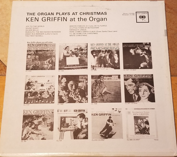 Ken Griffin - The Organ Plays At Christmas | Columbia (CS 8760) - 2