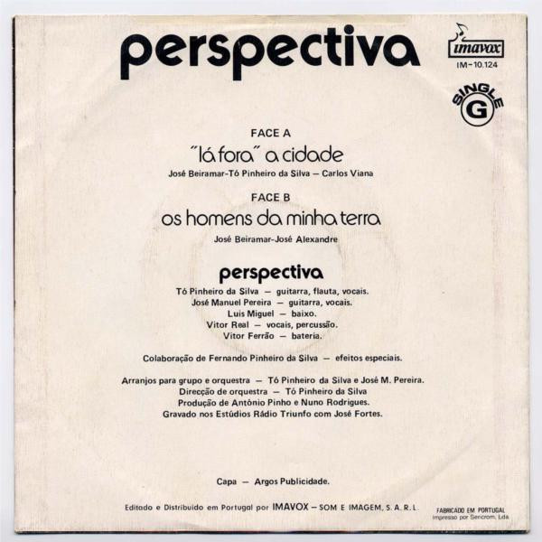 Perspectiva - "Lá Fora" A Cidade | Imavox (IM-10.124) - 2