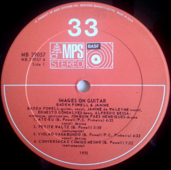 Baden Powell & Janine De Waleyne - Images On Guitar | MPS Records (MB-29057) - 3 Baden Powell & Janine De Waleyne - Images On Guitar | MPS Records (MB-29057) - 3
