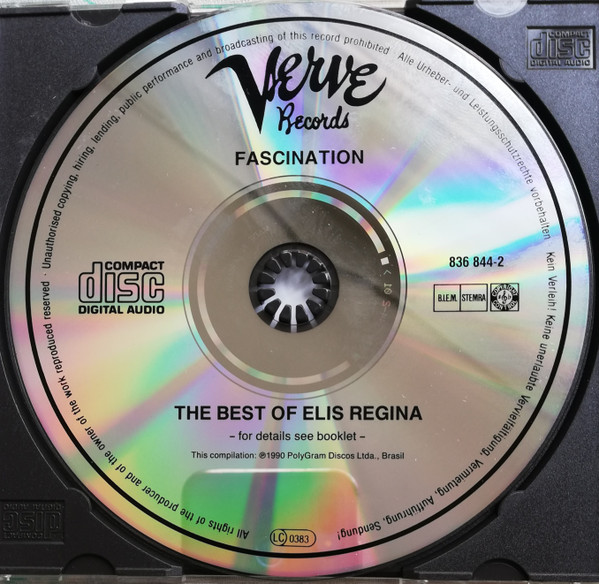 Elis Regina - Fascination - The Best of Elis Regina | Verve Records (836 844-2) - 2