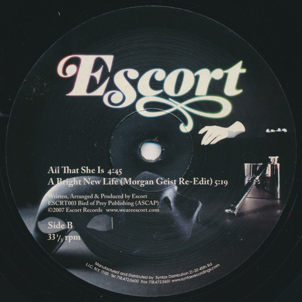 Escort - A Bright New Life | Escort Records (ESCRT-003) - 2