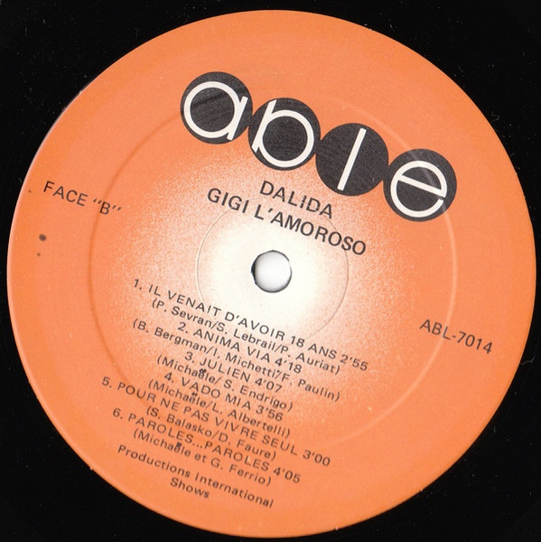 Dalida - Une Vie [Vinyl] | Able (ABL-7014) - 4