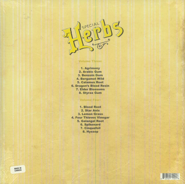 Metal Fingers - Special Herbs Vols 3&4 | Nature Sounds (NSD-102) - 2