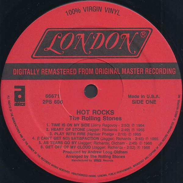 The Rolling Stones - Hot Rocks 1964-1971 (2LP) [Vinyl] | London Records (66671/2PS 606/7) - 4