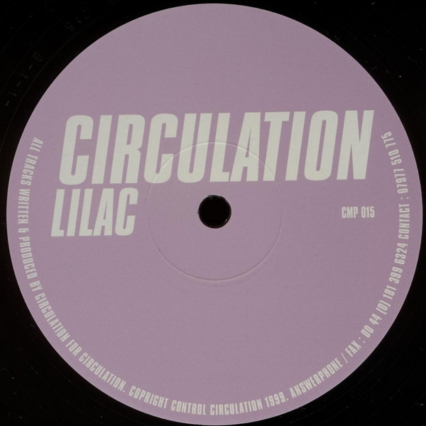 Circulation - Lilac | Circulation (CMP 015) - main Circulation - Lilac | Circulation (CMP 015) - main