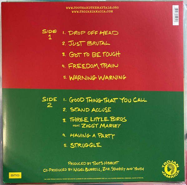 Toots & The Maytals - Got To Be Tough | Trojan Jamaica (538600641) - 2 Toots & The Maytals - Got To Be Tough | Trojan Jamaica (538600641) - 2