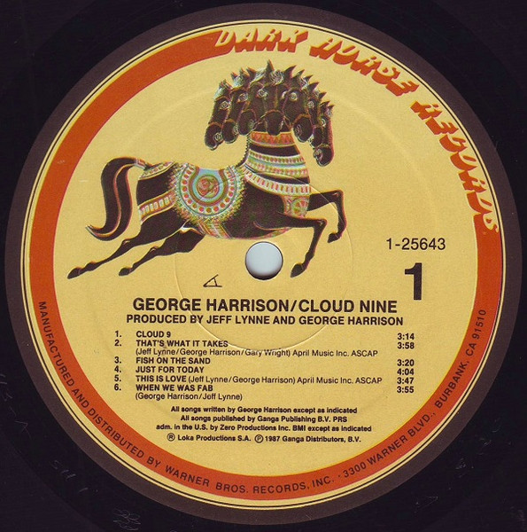 George Harrison - Cloud Nine | Dark Horse Records (9 25643-1) - 3